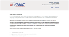 Desktop Screenshot of greitinvestors.com